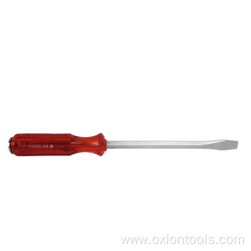 Red crystal handle carbon steel with a screwdriver